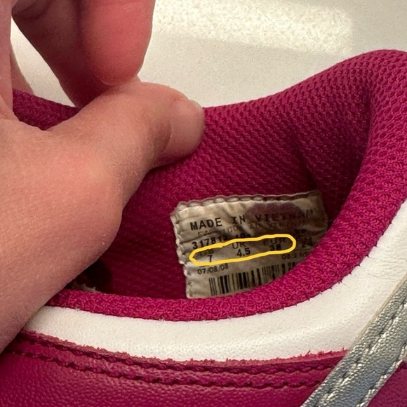 Nike Dunk Low Rave Pink Women’s Size 7 Magenta Y2K Colorful - Picture 9 of 10